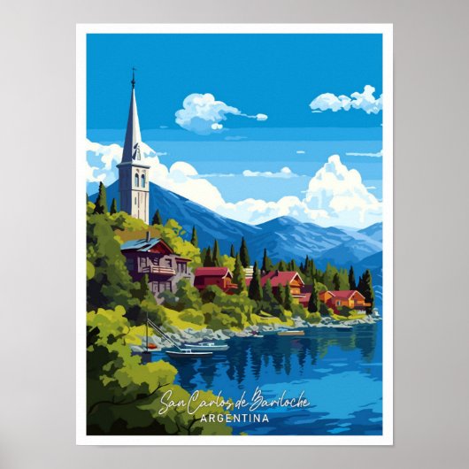 San Carlos de Bariloche Argentinien Poster (Vorne)