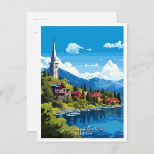 San Carlos de Bariloche Argentinien Postkarte (Vorne/Hinten)