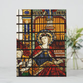 San Cecilia Schutzheilige der Musik Festes Glas (Stehend Vorderseite)