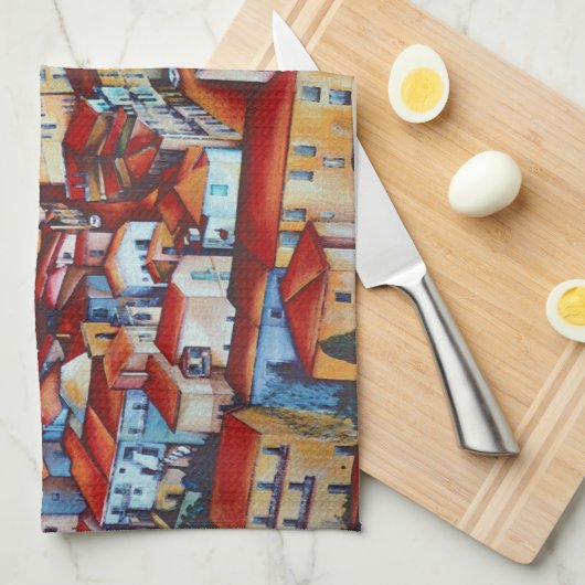 San Chirico, Italien Geschirrtuch (Viertel Falte)