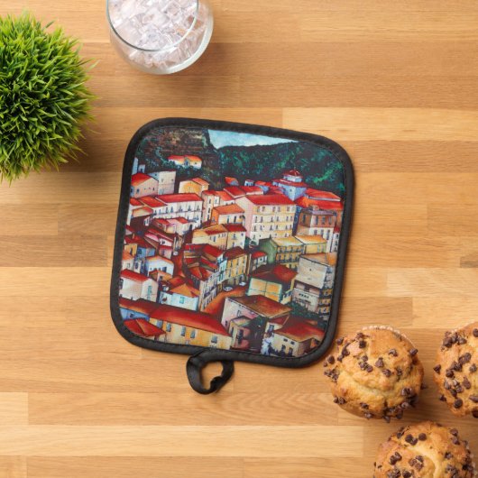 San Chirico, Italien Topflappen (Oben Unten)