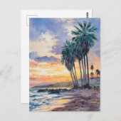 San Clemente Beach, Kalifornien Postkarte (Vorne/Hinten)