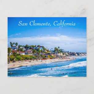 San Clemente Beach Postcard Postkarte