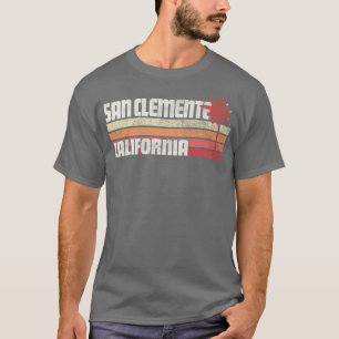 San Clemente California CA Vintag 80er Gift Beach T-Shirt