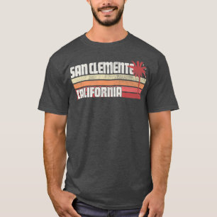 San Clemente California CA Vintag 80er Gift Beach T-Shirt