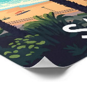 San Clemente California coastal view Poster (Ecke)