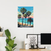 San Clemente California coastal view Poster (Heimbüro)