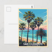 San Clemente California coastal view Postkarte (Vorne/Hinten)