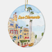 San Clemente California  Keramik Ornament (Links)