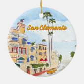 San Clemente California  Keramik Ornament (Hinten)