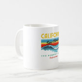 San Clemente California Niedlich Retro-Geschenk Kaffeetasse (Vorderseite Links)