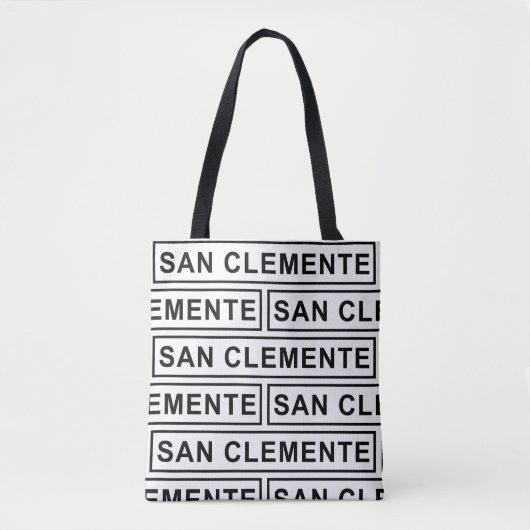 San Clemente ganz über Druck-Tasche Tasche (Vorderseite)