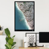 San Clemente, Kalifornien, Satellitenposter Poster (Heimbüro)