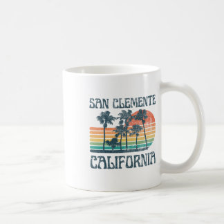 San Clemente Kalifornien Strand Sommerurlaub Vint Kaffeetasse