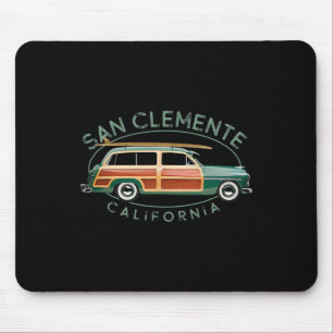 San Clemente Kalifornien Vintage Surfen Mousepad