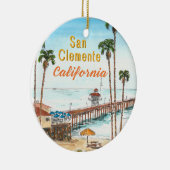 San Clemente Keramik California Keramik Ornament (Rechts)