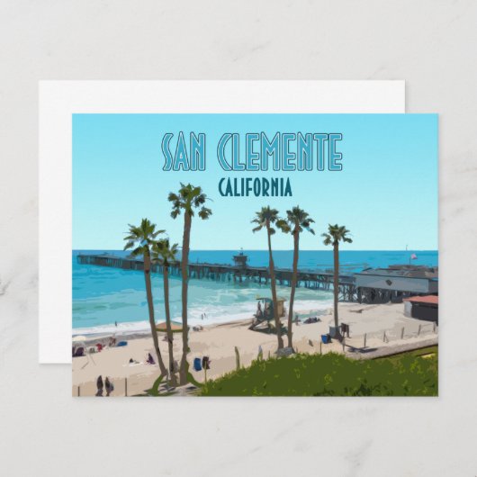 San Clemente Pier Beach (Vorne/Hinten)