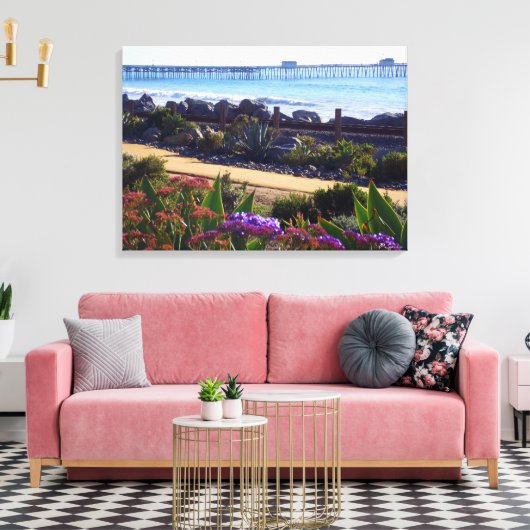 San Clemente Pier Leinwanddruck (Insitu (Wohnzimmer))