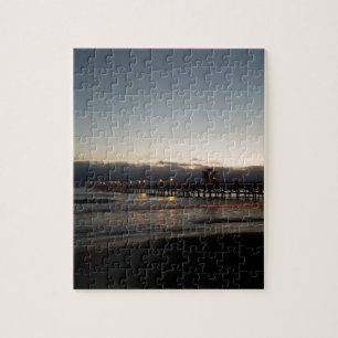 San Clemente Pier Nachtzeit Meer Kalifornien Puzzle