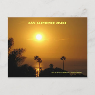 San Clemente Skies - Postkarte