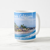 San Clemente Strand Kaffeetasse (VorderseiteRechts)