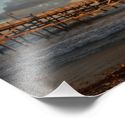 San Clemente Sunset Fotodruck (Ecke)