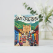 San Cristóbal de las Casas Mexiko Postkarte (Stehend Vorderseite)