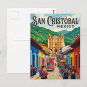 San Cristóbal de las Casas Mexiko Postkarte (Vorne/Hinten)