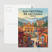 San Cristóbal de las Casas Mexiko Postkarte (Vorne/Hinten)