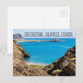 San Cristóbal Islas Galápagos Ecuador Postkarte (Vorne/Hinten)