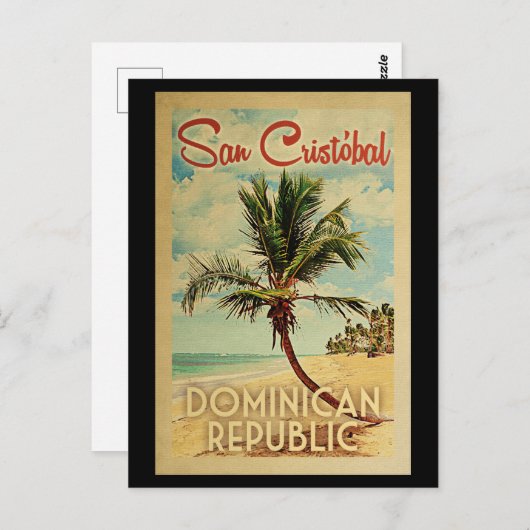 San Cristobal Palm Tremola Postkarte (Vorne/Hinten)