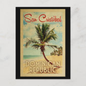 San Cristobal Palm Tremola Postkarte (Vorderseite)