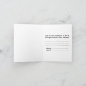 San Diego Ankündigung einer neuen Adresse (Innenseite)