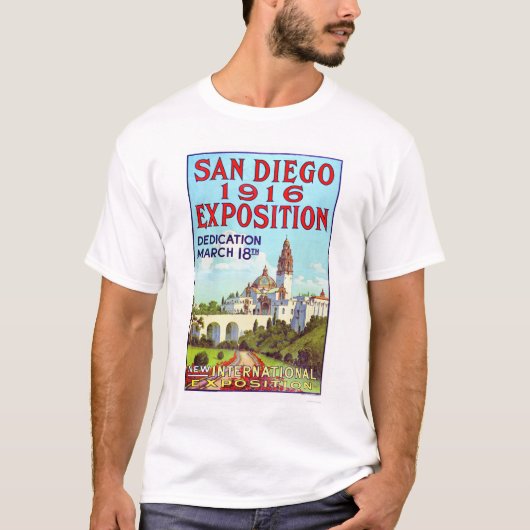 San Diego Ausstellung 1916 T-Shirt (Vorderseite)