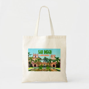 San Diego Balboa Park Kalifornien Vintage Tragetasche