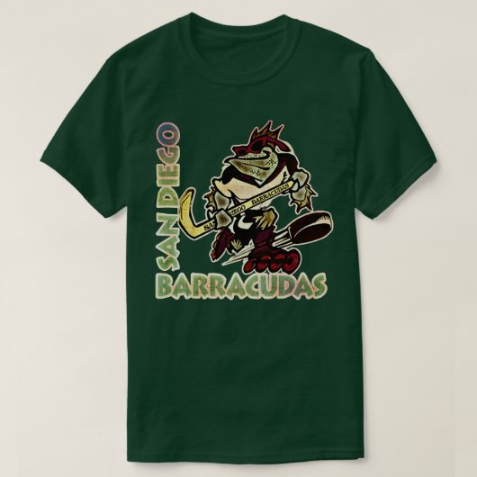 San Diego Barracudas Roller Hockey T-Shirt (Design vorne)