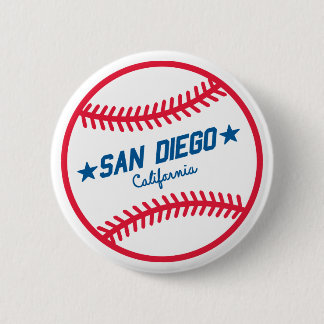 San Diego Baseball Button