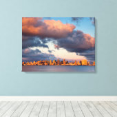 San Diego Bay City Skyline Leinwanddruck (Insitu (Holzboden))
