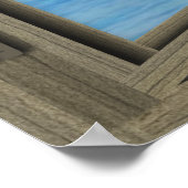 San Diego Bay durch ein Open-Window-Poster Poster (Ecke)