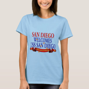 San Diego begrüßt USS San Diego T-Shirt