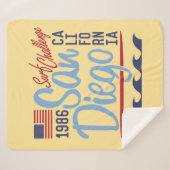 San Diego Brandungs-Herausforderung 1986 Sherpadecke (Vorderseite (Horizontal))