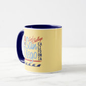 San Diego Brandungs-Herausforderung 1986 Tasse (Vorderseite Links)