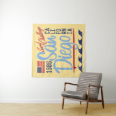 San Diego Brandungs-Herausforderung 1986 Wandteppich (Beispiel)