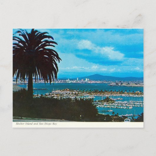 San Diego Bucht von Loma Linda Vintag Postkarte (Vorderseite)
