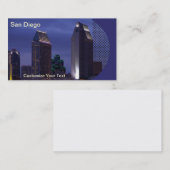 San Diego Business Card Foto Visitenkarte (Vorne/Hinten)