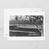 San Diego, CA Bay und City ab Point Loma Postkarte (Vorne/Hinten)