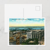 San Diego CA Business Section 1910s Postkarte (Vorne/Hinten)