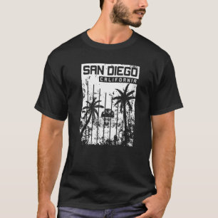 San Diego CA California Retro Vintage Surfer usa T-Shirt