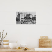 San Diego, CA City View US Grant Hotel Poster (Küche)