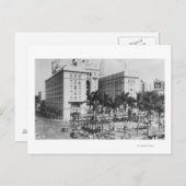 San Diego, CA City View US Grant Hotel Postkarte (Vorne/Hinten)